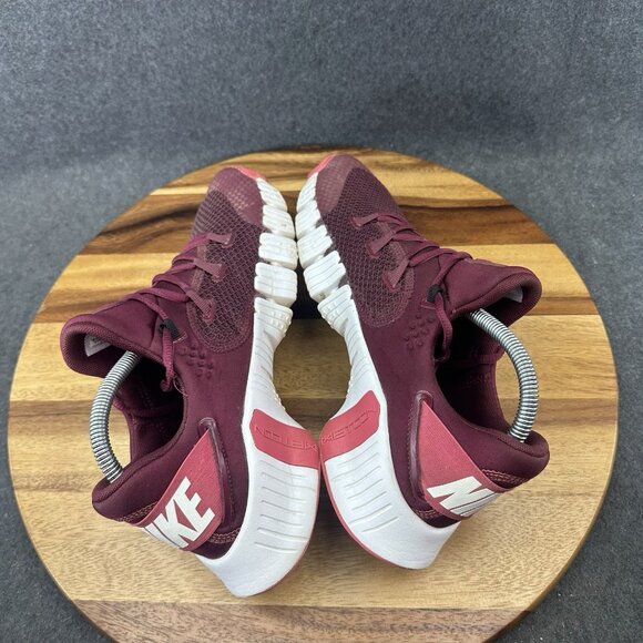 Nike Free Metcon 4 Women’s Sz 10 Shoes Beetroot Red White CZ0596-669 Crossfit - Picture 8 of 10